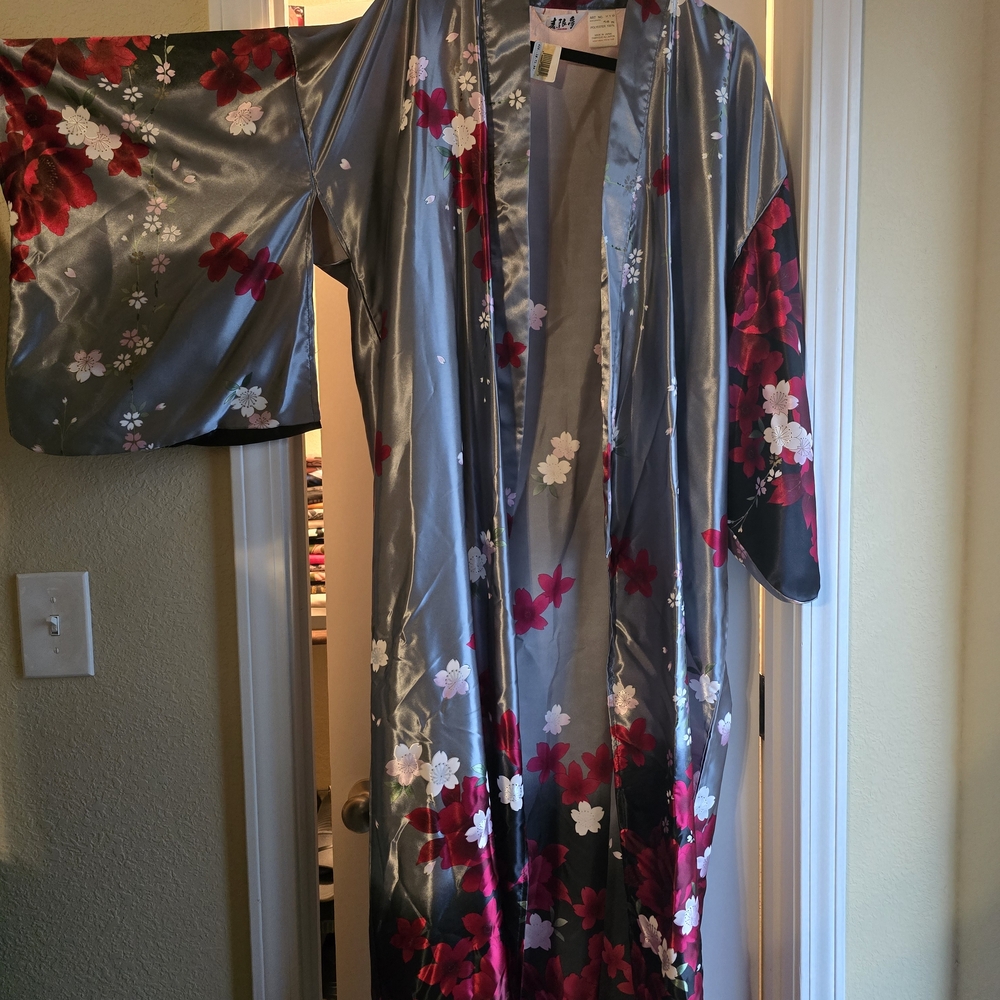 Authentic Bought In Japan Long Kimono With Belt